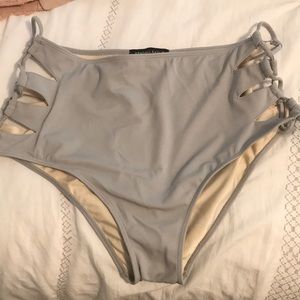 Highly waist swim bottom